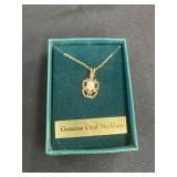 Necklace With Opal Stone