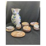 Modern Glazed Ceramic Pitcher & Children