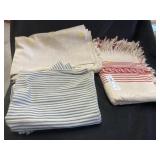 Vtg. Pillow Cases & Tablecloths