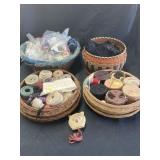 (4) Sewing Baskets