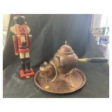 Copper Tea Set, Nutcracker