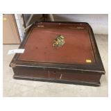 Vtg. Painted & Decaled Table Top Desk