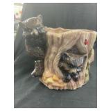 Ceramic Tree Stump Planter