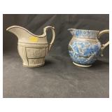 (2) Vintage Cream Pitchers