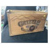 Grizzly Beer Wooden Box