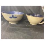 Jugtown Pottery Glazed Bowl, Glazed Mixing Bowl