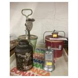 Vintage Hand Mixer, Toleware Tea Canister