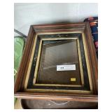 (2) Walnut Shadow Box Picture Frames