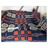 Vtg. Multicolor Coverlet