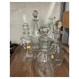 (5) Antique Stoppered Bottles