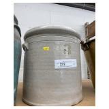 Vtg. Open 3 Gal. Stoneware Crock