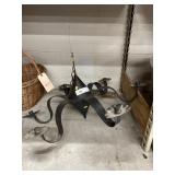 Contemporary Tin Candle Chandelier