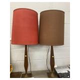 (2) Mid Century Table Lamps