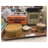 Advertising- Edgemont Cracker Tin, Cedar Polish