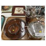 Silver Plated Ice Bucket, Cocktail Shaker,