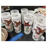 (8) PA State Bird & Flower Collector Tumblers