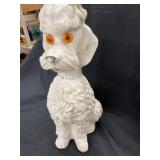 Vintage Plastic Poodle Bank