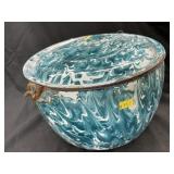 Vintage Swirl Green Agate Pail