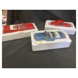 3 Diecast Collectible Cars