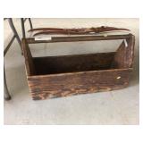 Wooden Vintage Tool Carrier