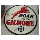 Contemporary Enameled Advertising Sign