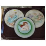 3 Early Decorated Flu Covers