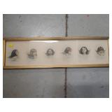 Early 20th Century Framed Print of Angels