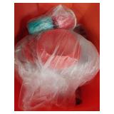 Assorted New and Used Tupperware