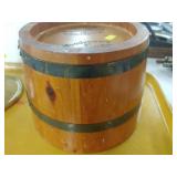 Contemporary Cedar Banded Bucket