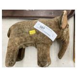 Early Stuffed Cloth Bodied Elephant