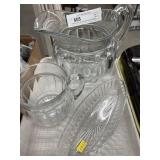 Heisey Glass Juice Pitcher, Cream Pitcher