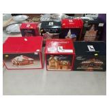 7 Porcelain Lighted Seasonal Houses