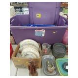 Silver Plated Serving Items, Decorative China