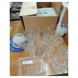 Water Goblets, Punch Bowl, Chinaware