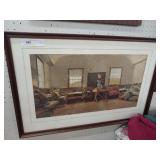 Framed School House Print