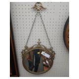 Metal Hanging Mirror