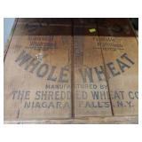 Vintage Shredded Wheat Shipping Box