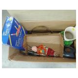 Tin Canisters, Bubble Lights, Doll