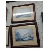 2 Contemporary Prints of Clip Art Ships