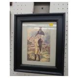 Contemporary Print of Colonial Soldier and Woman