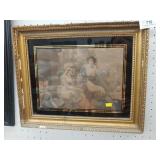 Framed Print With 2 Lithographs