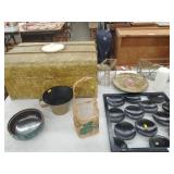 Decorative Bottles, Decorated Tin Storage Box