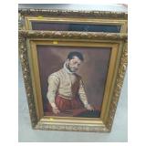 2 Contemporary Prints of Canvas