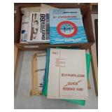 Vintage Outboard Motor, Service Books