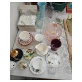 Pink Depression Canister, Mugs, Sherberts, Etc.