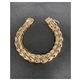 14K Woven Bracelet