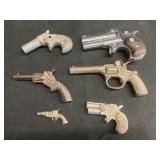 5 Vintage Cap Guns