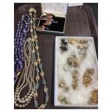 Costume Jewelry- Earrings, Necklaces, etc.