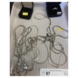 Sterling Silver- Necklaces, Ring, Pins