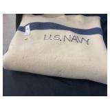 U.S. Navy Vintage Wool Blanket